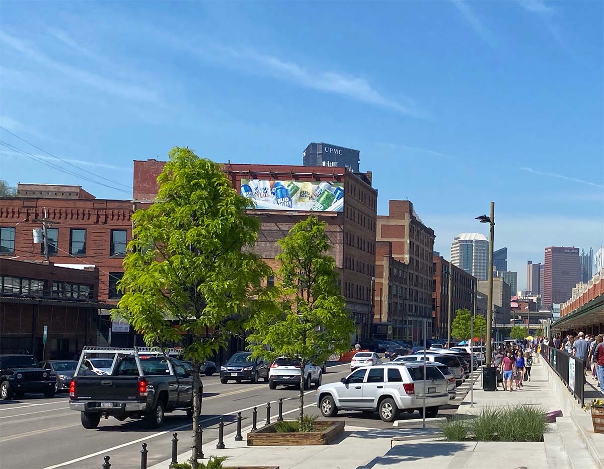 On street parking in the heart of the Historic Strip Business District